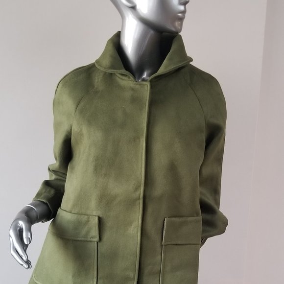 Khaki Green Coat - Picture 6 of 9